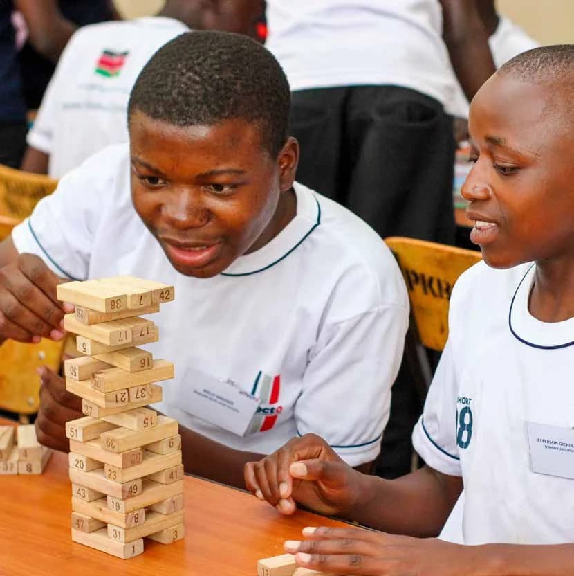 Learners spending time together